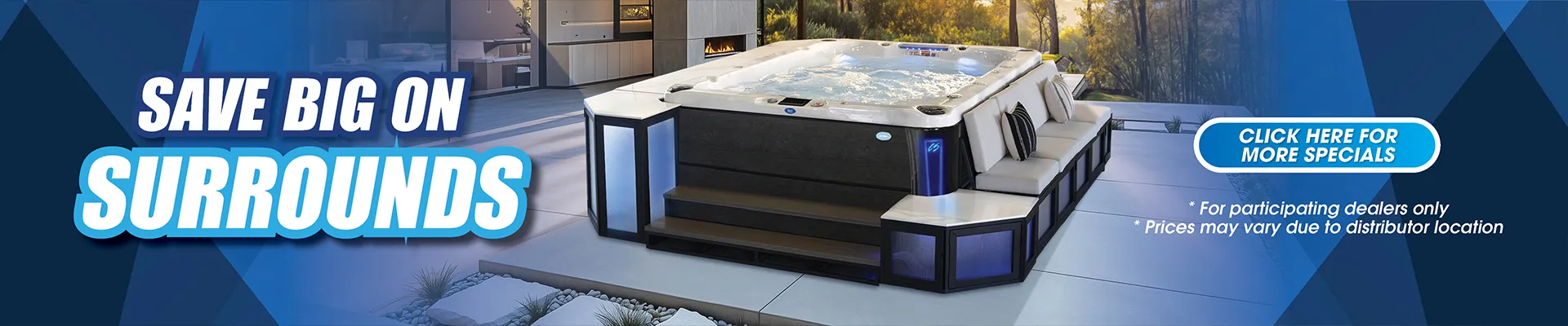 Calspas hot tub being used in a family setting - Weatherford