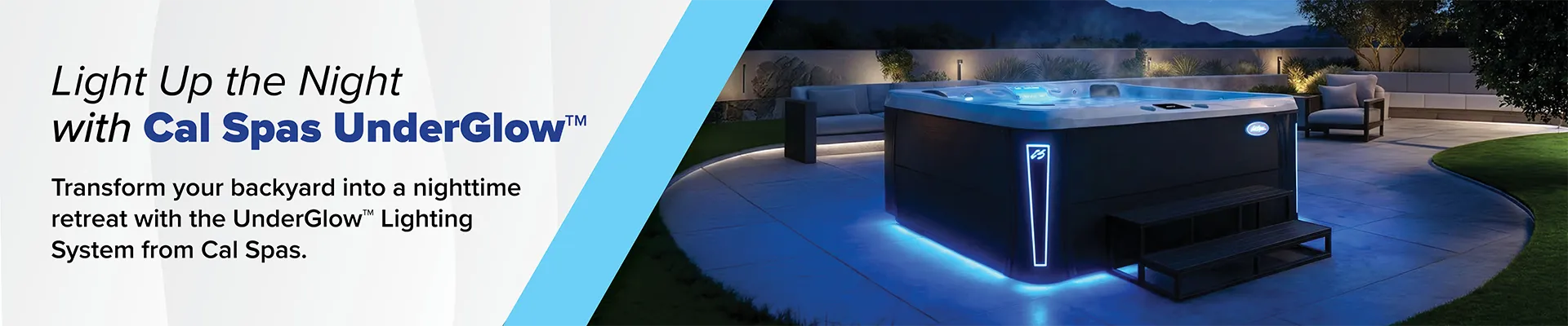 Calspas hot tub being used in a family setting - Weatherford