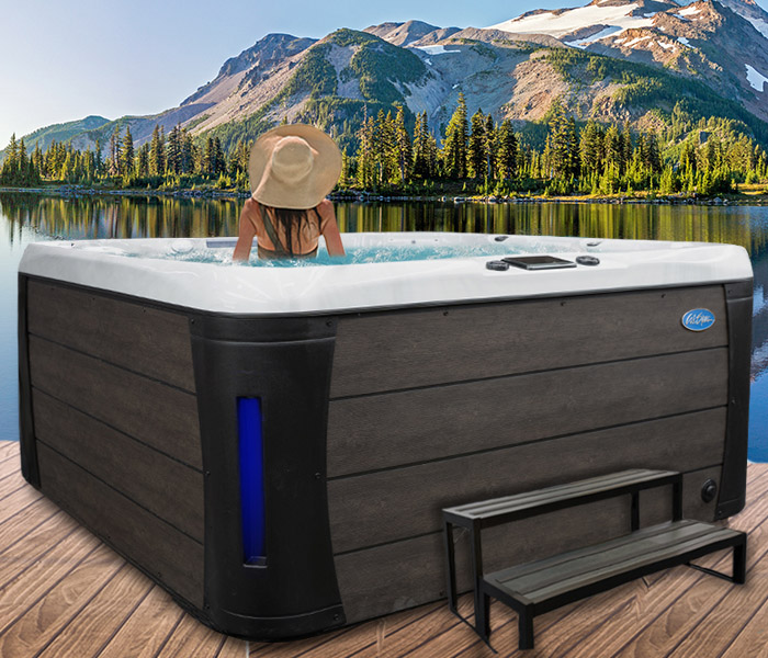 Calspas hot tub being used in a family setting - hot tubs spas for sale Weatherford